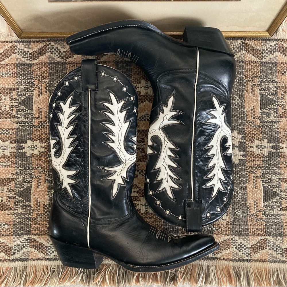 Vintage MIA Genuine Leather Western Boots